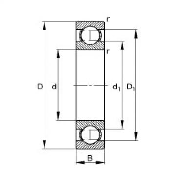 roulements 6340-M FAG