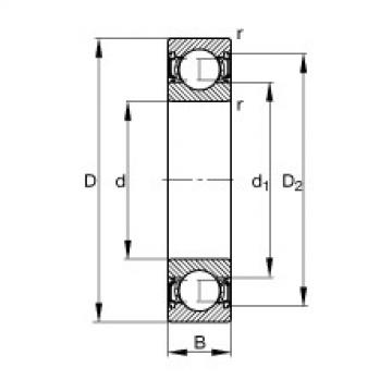 roulements 61902-2RSR FAG