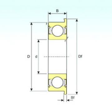 roulements MF106ZZ ISB