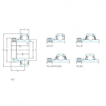 roulements YET212 SKF