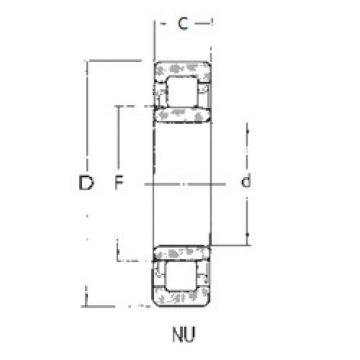 roulements NU405 FBJ