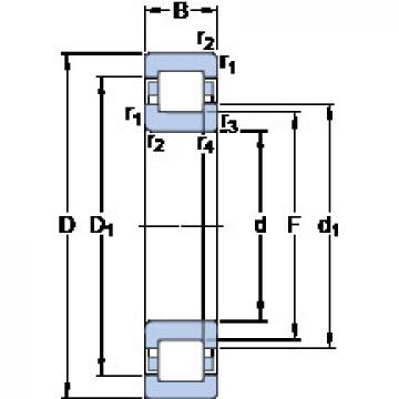 roulements NUP 2224 ECML SKF