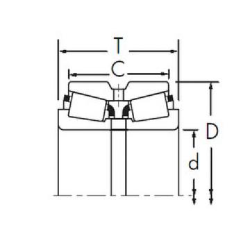 roulements 8573/8520CD+X3S-8573 Timken