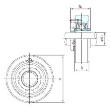 roulements UKC305+H2305 NACHI