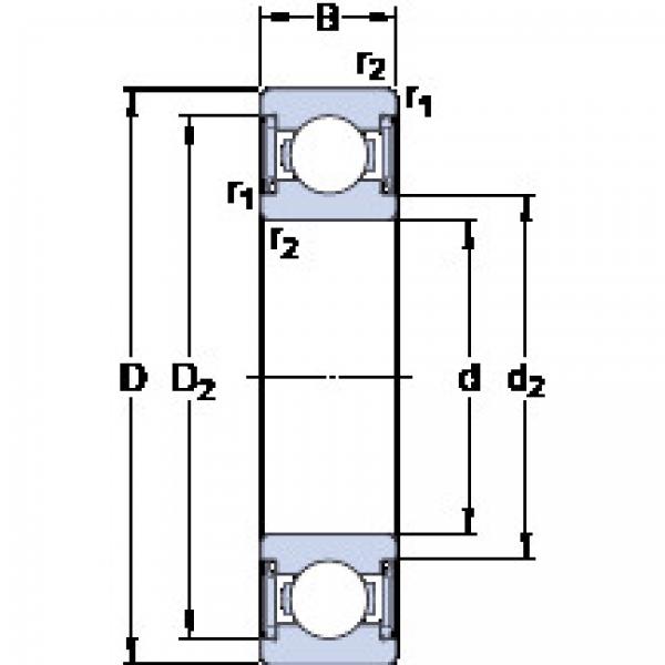 roulements D/W R188-2RS1 SKF #1 image