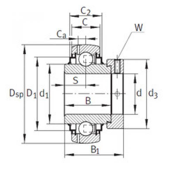 roulements GE50-KRR-B-FA164 INA #1 image