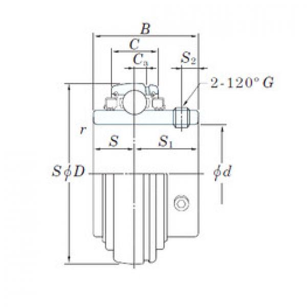 roulements UCX06-19L3 KOYO #1 image