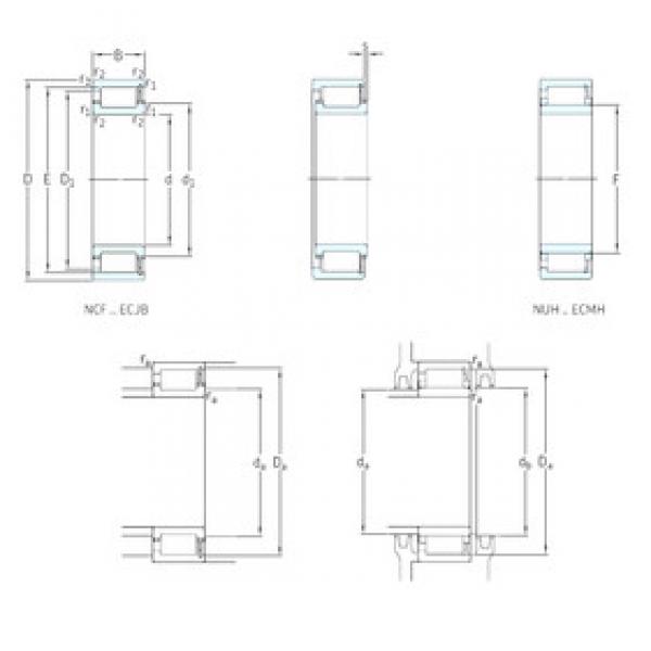 roulements NUH2248ECMH SKF #1 image