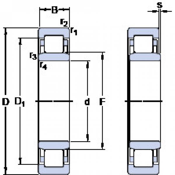 roulements NU 418 SKF #1 image