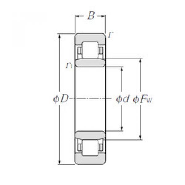 roulements NU410 NTN #1 image