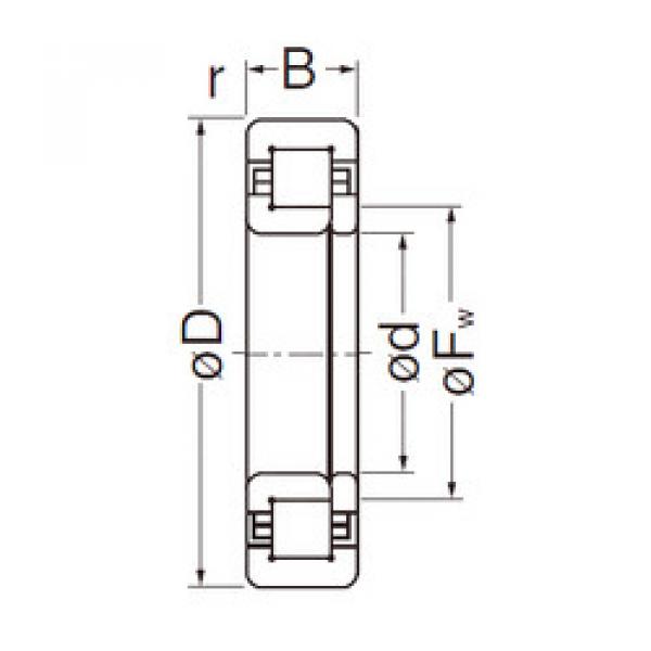 roulements NUP211EG NACHI #1 image