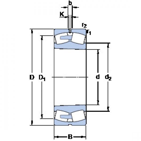 roulements 249/800 CAK30/W33 SKF #1 image