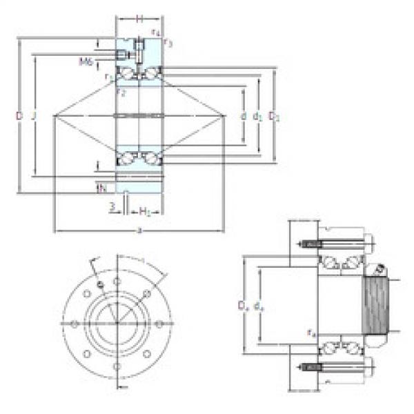 roulements BEAM 30/80/C 7P60 SNFA #1 image