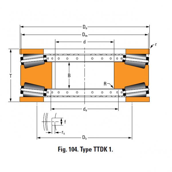 Bearing D3639C Thrust Race Single #1 image